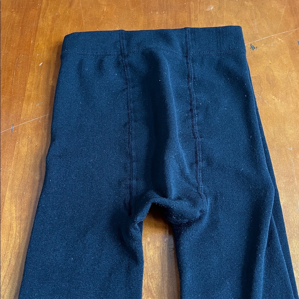 Laura Ashley Plush Fleece Lined Footless Legging in Black. Women’s M/L. - Picture 8 of 9